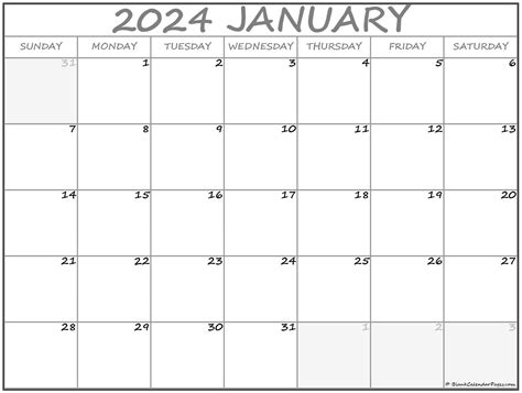 January 2024 calendar | free printable calendars