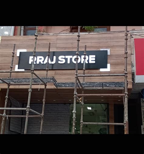 Grocery Store LED Sign Board in New Delhi by Z Design | ID: 23555208662