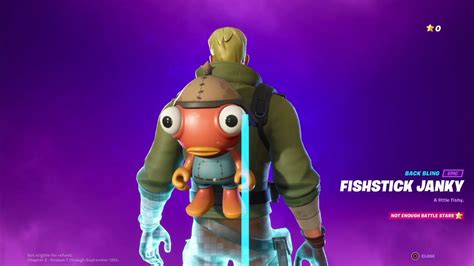 FISHSTICK JANKY BACK BLING FORTNITE CHAPTER 2 SEASON 7 BATTLE PASS UPDATE, ALL REWARDS AND SKINS ...