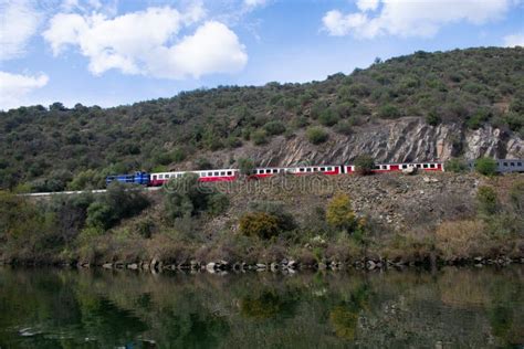 Scenic Train Ride through Portgual Wine Country Douro Valley Stock Image - Image of port ...