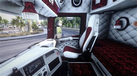 ETS2: SCANIA RJL WHITE HOLLAND INTERIOR [1.40] v 1.0 update auf 1.40 Trucks, Mods, Interieurs ...