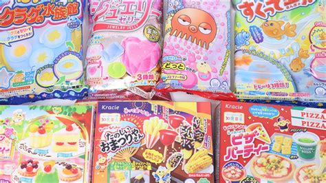 7 Popin Cookin and Interesting Japanese Candy Japan Souvenir DIY Candy - YouTube