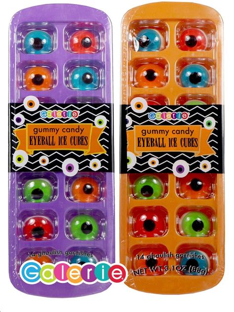 Gummy Eyeball Ice Cube Tray | Halloween eyeballs, Halloween drinks, Candy eyeballs