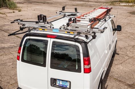 Commercial Ladder Rack for Your GMC Van | Commercial Upfits