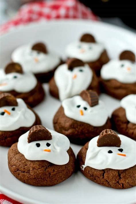 Melting Snowman Cookies | Karen's Kitchen Stories