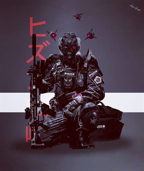 Sci-fi/Cyberpunk Characters and Weapons Concept Art | Domestika