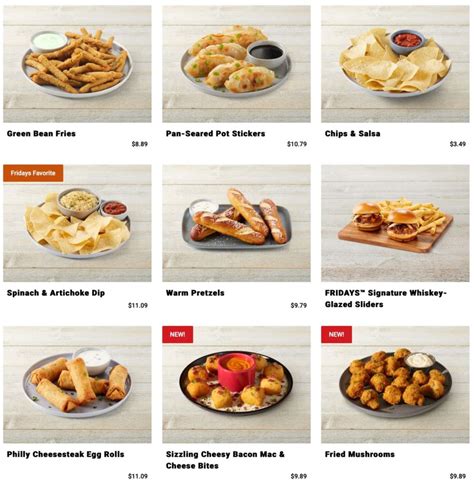 TGI Fridays Menu With Prices (Updated: May 2024)