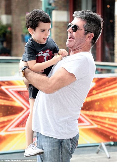 Simon Cowell arrives at X Factor auditions with son Eric | Daily Mail ...