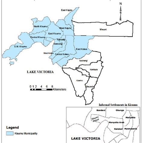 Map of Kenya Showing Kisumu | Download Scientific Diagram