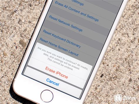 How to wipe all personal data and erase your iPhone and iPad | iMore