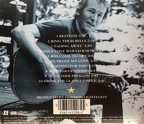 Classic Rock Covers Database: Gordon Lightfoot - Waiting for You (1993)