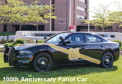 Michigan State Police adds 'throwback' black and gold cars for 100th ...