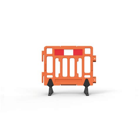 Plastic Fence Barrier with Rubber Foot 1100 x 1000mm – Hi-vis Orange ...