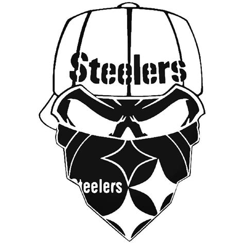 Black and White Steelers Logo - LogoDix