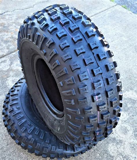 (2) TWO- NEW 16/8.00-7 DEESTONE D929 Knobby ATV 4PLY TIRES – Lawn ...