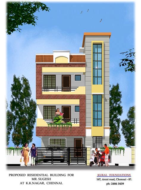 Front Elevation Indian House Exterior Design - (front, rear, side, interior elevation)in other ...