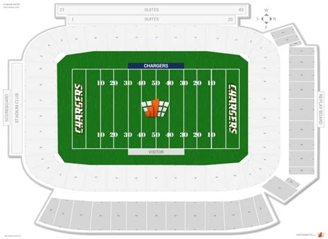 broncos seating chart with rows | Capitán