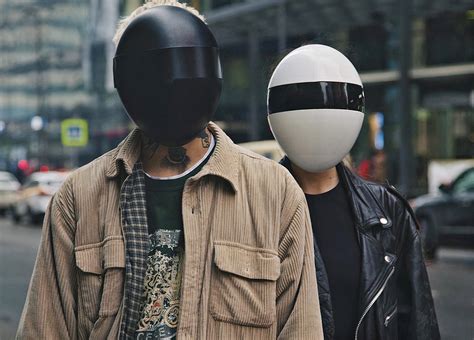 Blanc is a Daft Punk-Style Full Face Modular Mask - TechEBlog