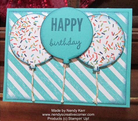Birthday Balloons Card - Nendy's Creative Corner