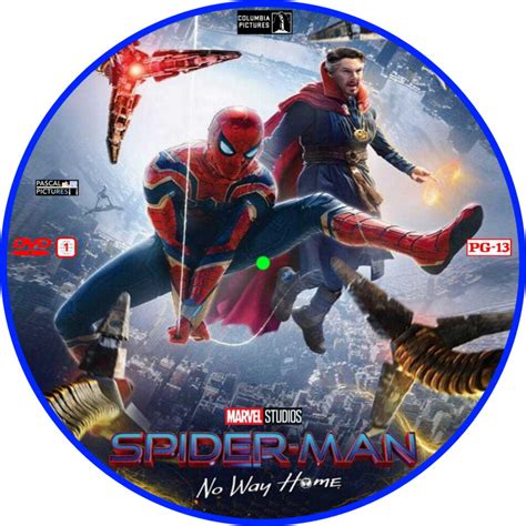 Spider-Man: No Way Home (2021) R1 Custom DVD Label - DVDcover.Com