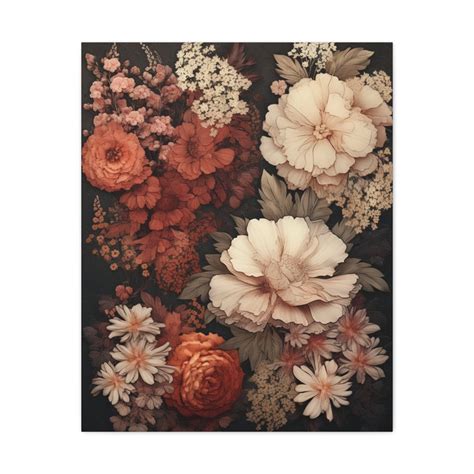 Canvas Gallery Wraps Textures of Nature: Soft Floral - Etsy