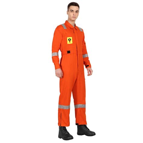 OIL India Uniform Coverall Full Sleeves - Orange