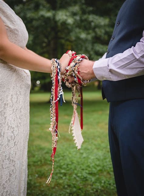 Handfasting ritual for elopement ceremony | Elopement ceremony, Intimate wedding ceremony ...