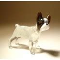 Glass Dog French Bulldog - White - GlassLilies.com