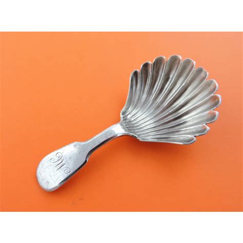 Chester Caddy Spoon, 1839 » Antique Silver Spoons