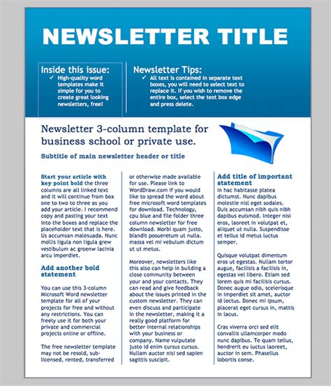 Internal Company Newsletter Samples | PDF Template