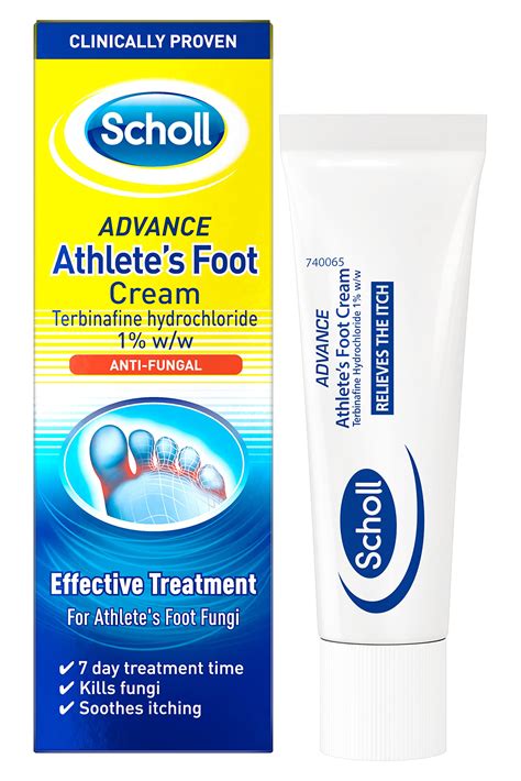 Buy SchollAdvance Athlete's Foot Cream, 15g - Antifungal Cream for ...