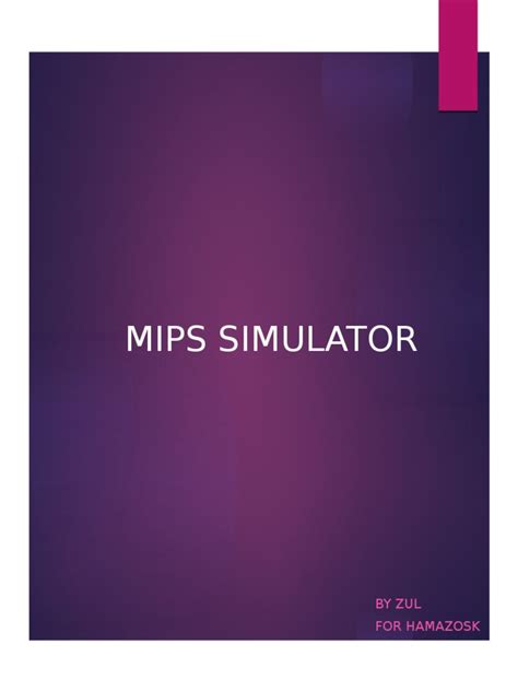 Chapter 5 (Mips Simulator) | PDF | Areas Of Computer Science | Computing