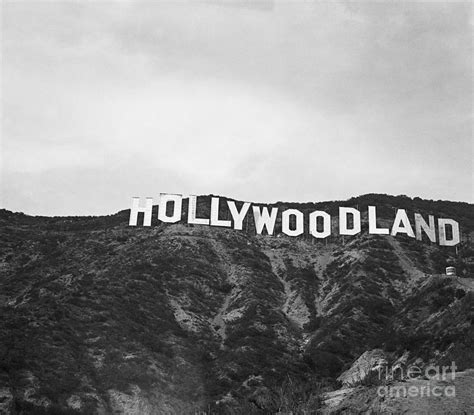 Hollywoodland Sign by Bettmann