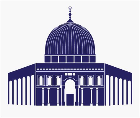 Mosque Clipart Aqsa - Masjid Al Aqsa Vector , Free Transparent Clipart ...