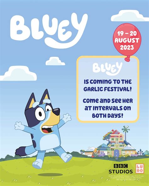 Bluey is coming to the Isle of Wight Garlic Festival! — The Isle of ...