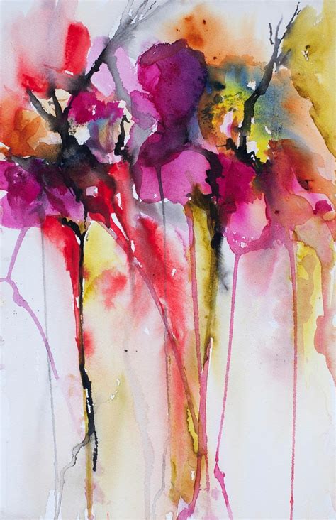 Portfolio | Karin Johannesson Contemporary Watercolour | Flower art, Art painting, Contemporary ...