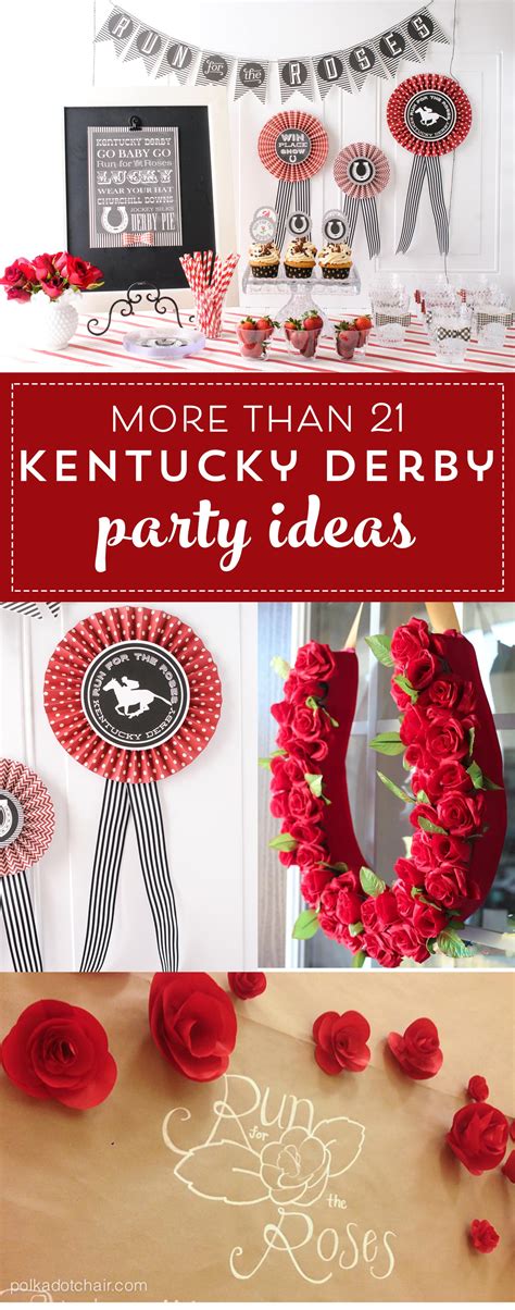 21 Adorable Kentucky Derby Party Ideas - The Polka Dot Chair