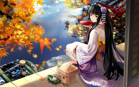 Geisha Anime Girl Wallpapers - Top Free Geisha Anime Girl Backgrounds ...