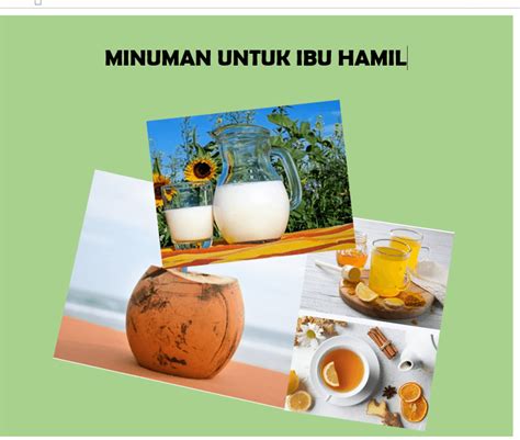 7 Minuman untuk Ibu Hamil yang Baik Dikonsumsi Harian - idNarmadi