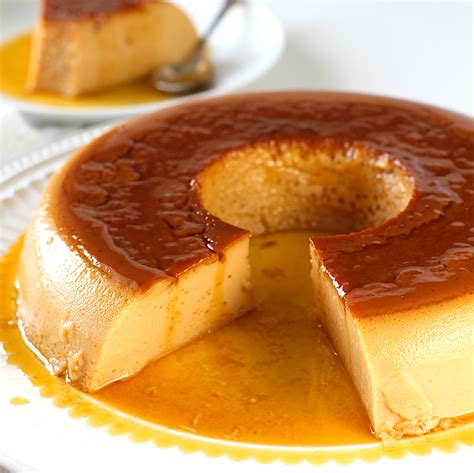 Flan Recipe with Caramel Sauce - Easy Brazilian Food