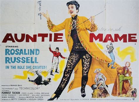 Auntie Mame 1958 | Rosalind russell, Auntie mame, Musical movies