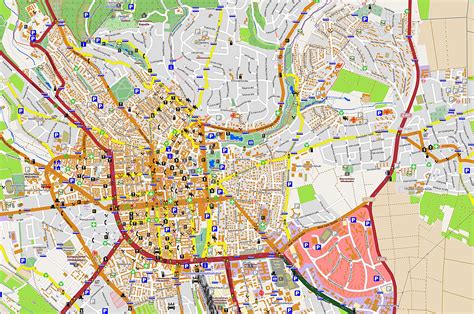 Large Wiesbaden Maps for Free Download and Print | High-Resolution and ...