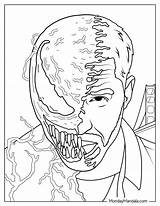 20 Venom Coloring Pages Free PDF Printables sketch template