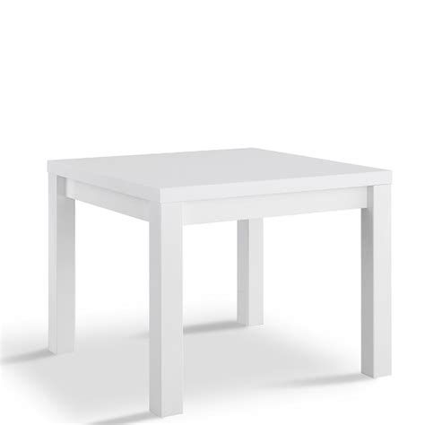 Pamela Dining Table Square In White High Gloss | Furniture in Fashion