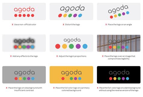 Logo Guidelines » Agoda: Check in, step out