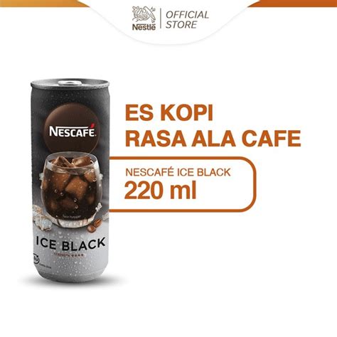 Jual NESCAFE Kopi Minuman Kaleng Rasa Ice Black 220ml - Bahan Makanan ...