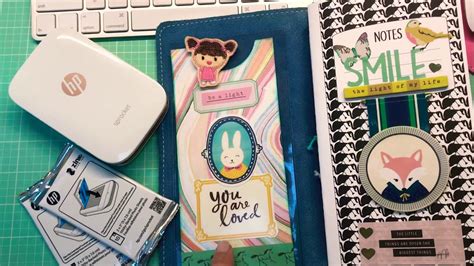 Using my HP Sprocket to make stickers for my planner - YouTube