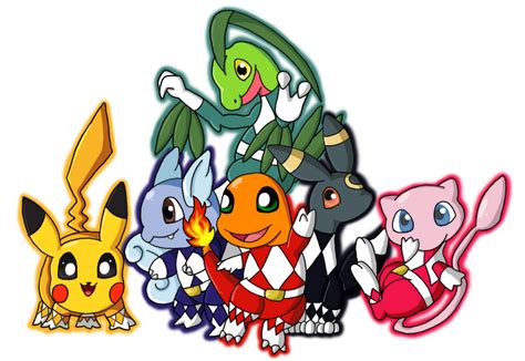 10 Awesome Pieces Of Pokémon Power Rangers Crossover Fan Art