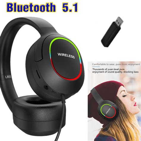 Wireless Gaming Headset 2.4GHz USB for PS5, PS4, PC, Switch, Mac ...