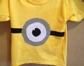 Items similar to Yellow like minion tee shirt on Etsy